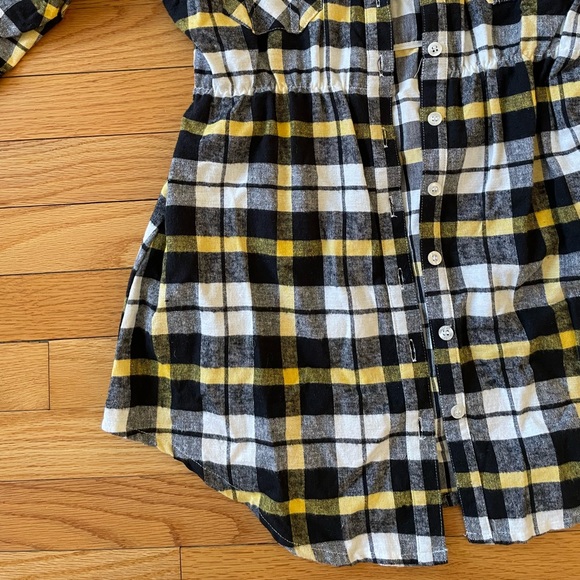 Lira yellow plaid tunic/top NWOT - Picture 7 of 7